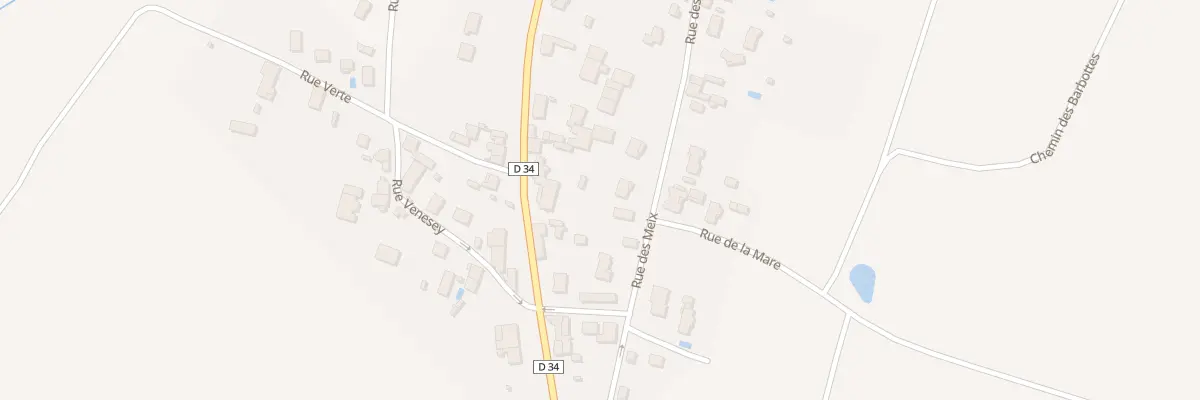 Plan du 7 Rue des Meix à Chamblanc
