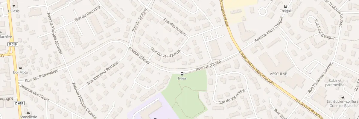 Plan du 13 Rue du Val d’Aoste à Chaumont