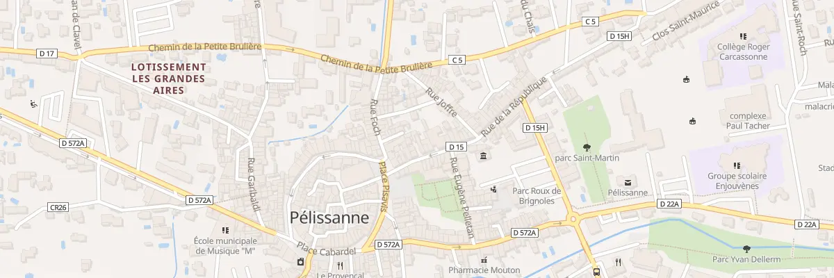 Plan du 13 Rue de la République à Pélissanne