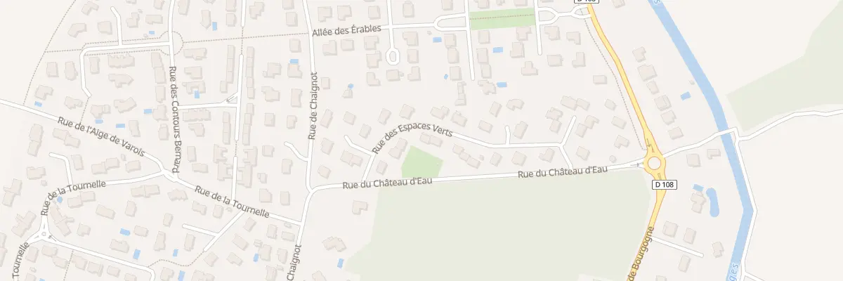 Plan du 11 Rue des Espaces Verts à Couternon
