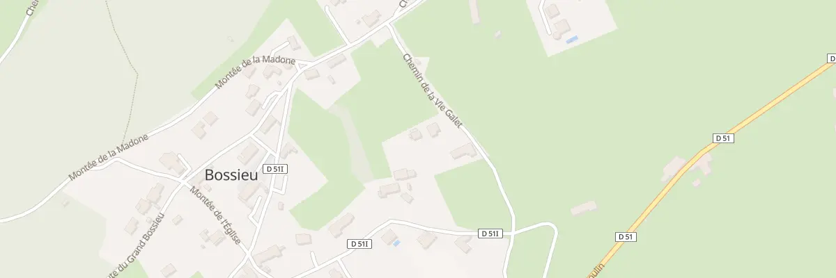 Plan du 138 Chem de la Vie Galet à Bossieu
