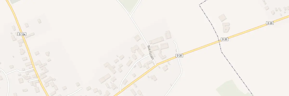 Plan du 1 Rue Forain à Bonnencontre
