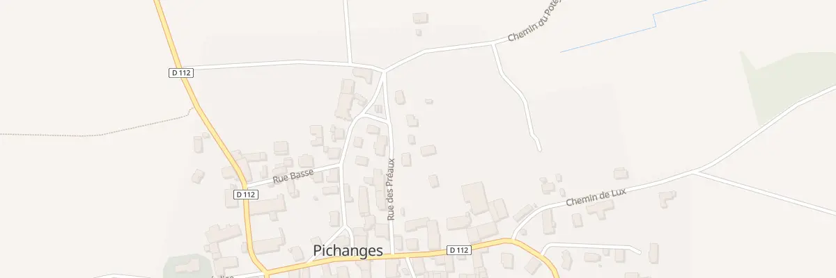 Plan du 10 Rue des Préaux à Pichanges