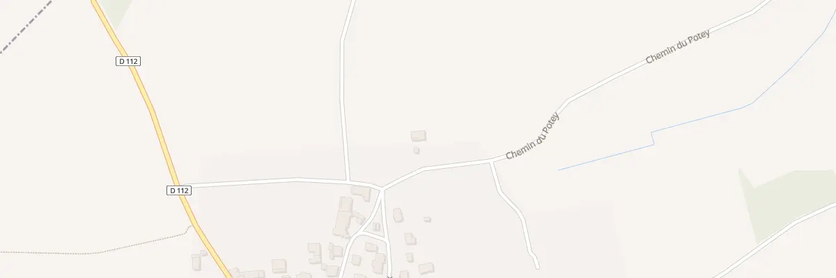 Plan du 1 Che du Potey à Pichanges