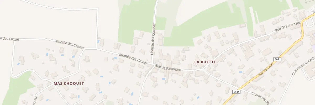 Plan du 488B Rue de Faramans à Bourg-Saint-Christophe