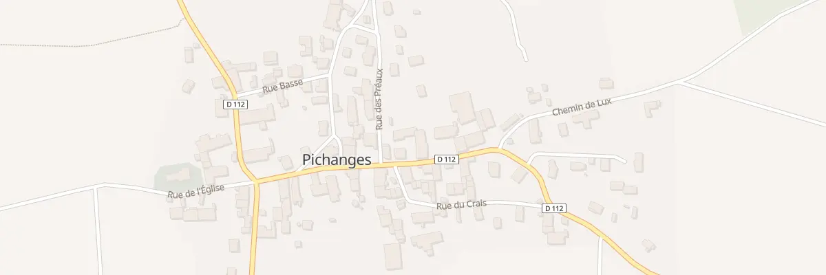 Plan du 11 Grande Rue à Pichanges
