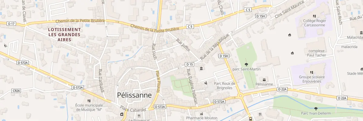 Plan du 21 Rue de la République à Pélissanne