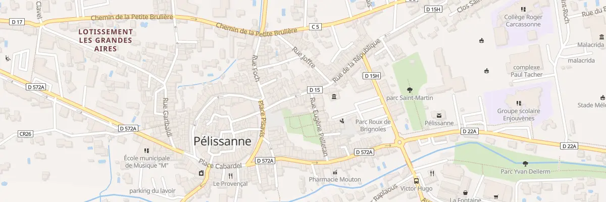 Plan du 14 Rue de la République à Pélissanne