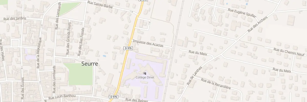 Plan du 4A Imp des Acacias à Seurre