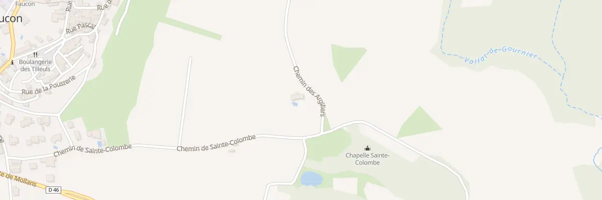 Plan du 5204 Les Faysses et Chps du Tem à Faucon