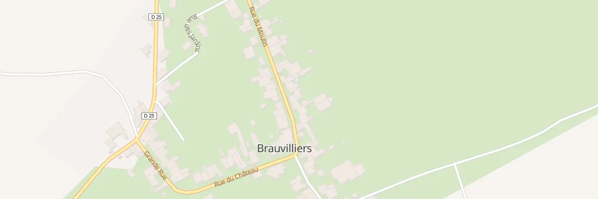 Plan du 10 Rue du Moulin à Brauvilliers