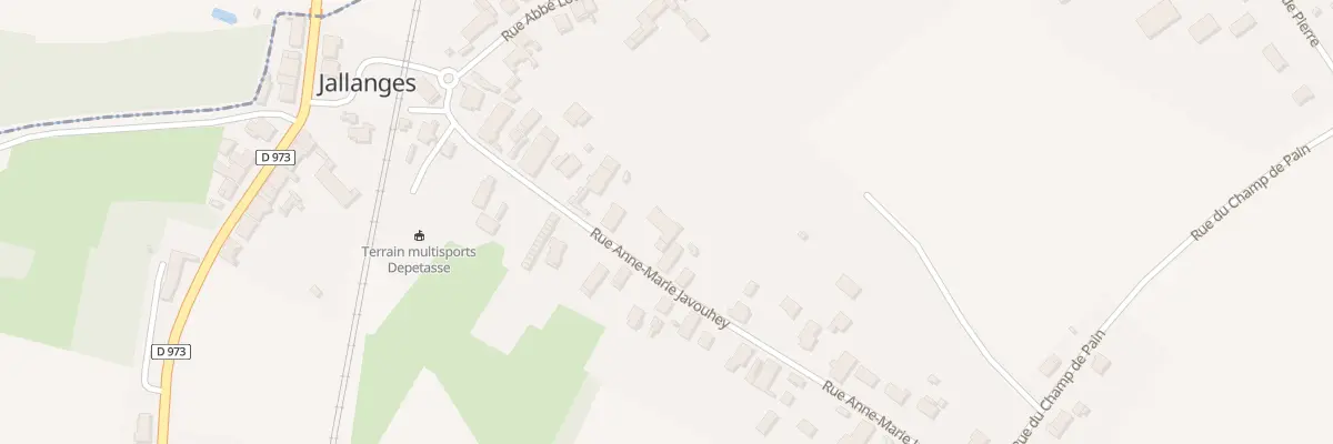 Plan du 13 Rue Anne-Marie Javouhey à Jallanges