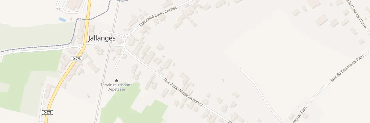 Plan du 11 Rue Anne-Marie Javouhey à Jallanges