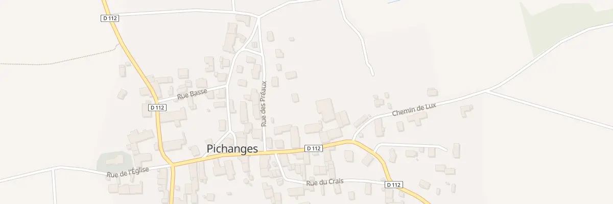 Plan du 4 Rue des Préaux à Pichanges