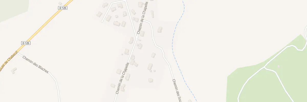 Plan du 190 Che des Sources à Rochefort-Samson