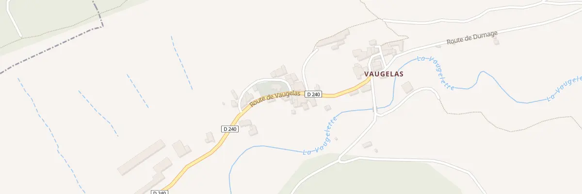 Plan du 2050 Rte de Vaugelas à Montclar-sur-Gervanne