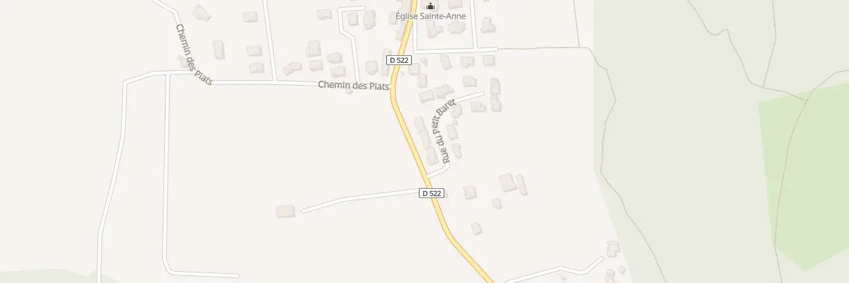 Plan du 65 Rue du Petit Baret à Beauregard-Baret