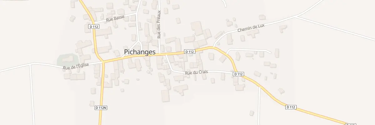 Plan du 18 Grande Rue à Pichanges