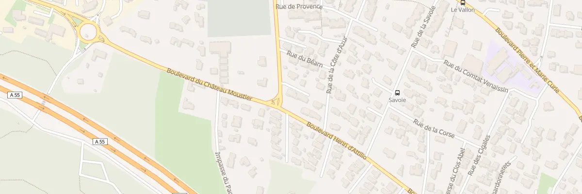 Plan du 9584 Bd du Château Moustier à Châteauneuf-les-Martigues