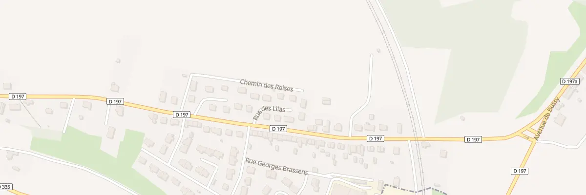 Plan du 9 Rue des Lilas à Vecqueville