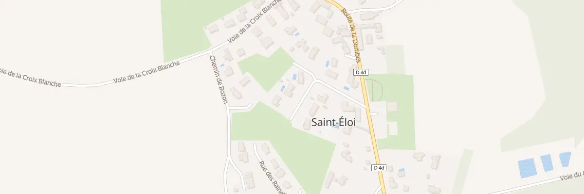Plan du 124 Che du Logis Brochier à Saint-Éloi
