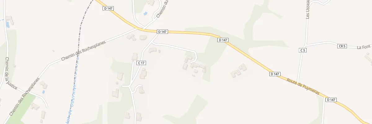 Plan du 5121 La Justice à Mérindol-les-Oliviers