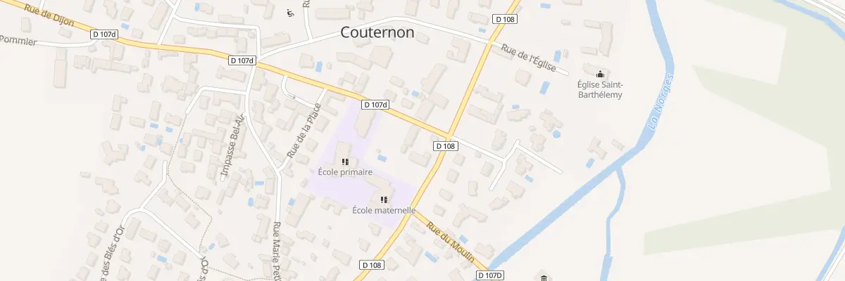 Plan du 1 Rue de Dijon à Couternon