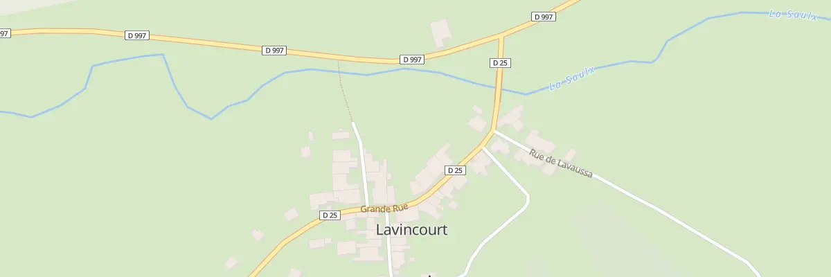 Plan du 12 Gr Grande Rue à Lavincourt