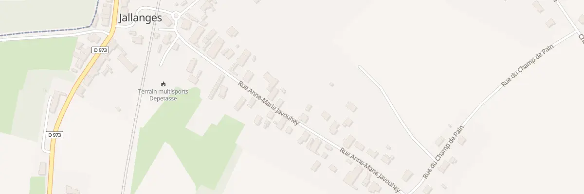 Plan du 17 Rue Anne-Marie Javouhey à Jallanges