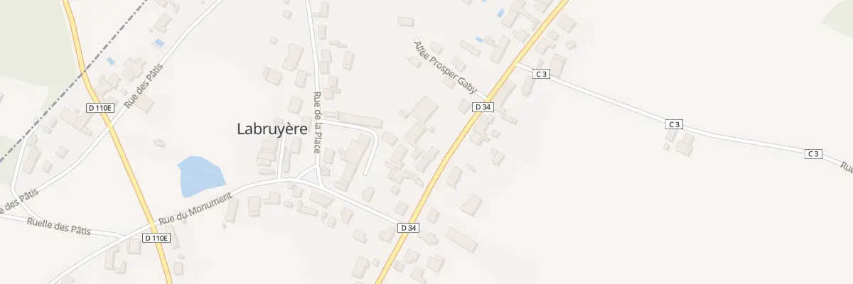 Plan du 17 Gr Grande Rue à Labruyère