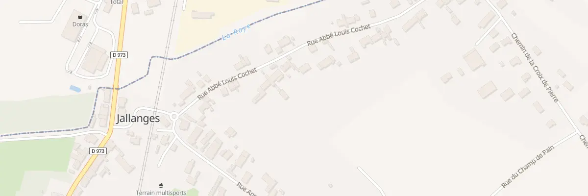 Plan du 20 Rue Abbé Louis Cochet à Jallanges