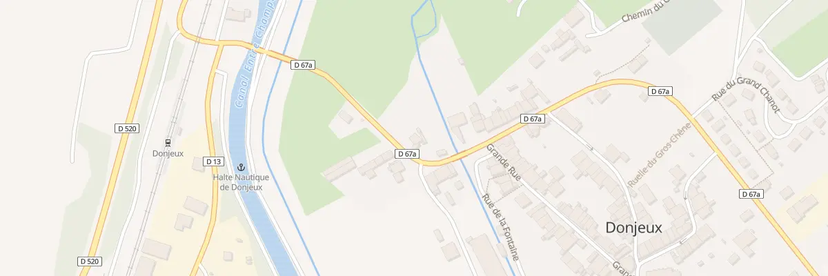 Plan du 15 Rte de Doulaincourt à Donjeux