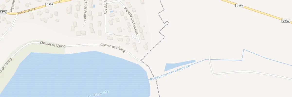 Plan du 21 Imp des Colverts à Marcilly-sur-Tille