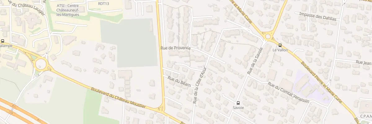 Plan du 37 Rue de Provence à Châteauneuf-les-Martigues