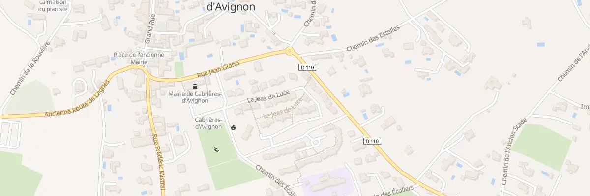 Plan du 14 Lot Le Jas de Luce à Cabrières-d’Avignon