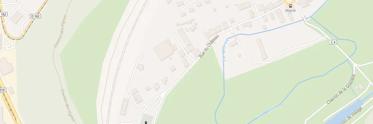 Plan du 24 Rue du Château à Chamarandes-Choignes