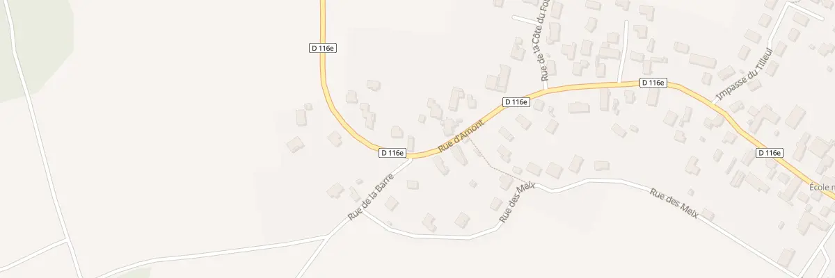 Plan du 42 Rue d’Amont à Bessey-lès-Cîteaux