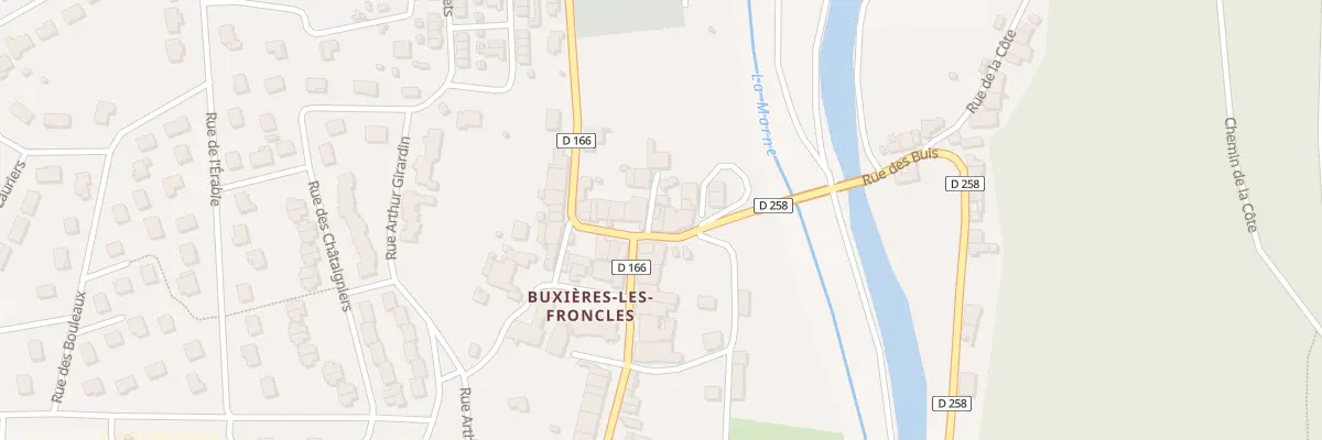 Plan du 1 Rue des Buis à Froncles
