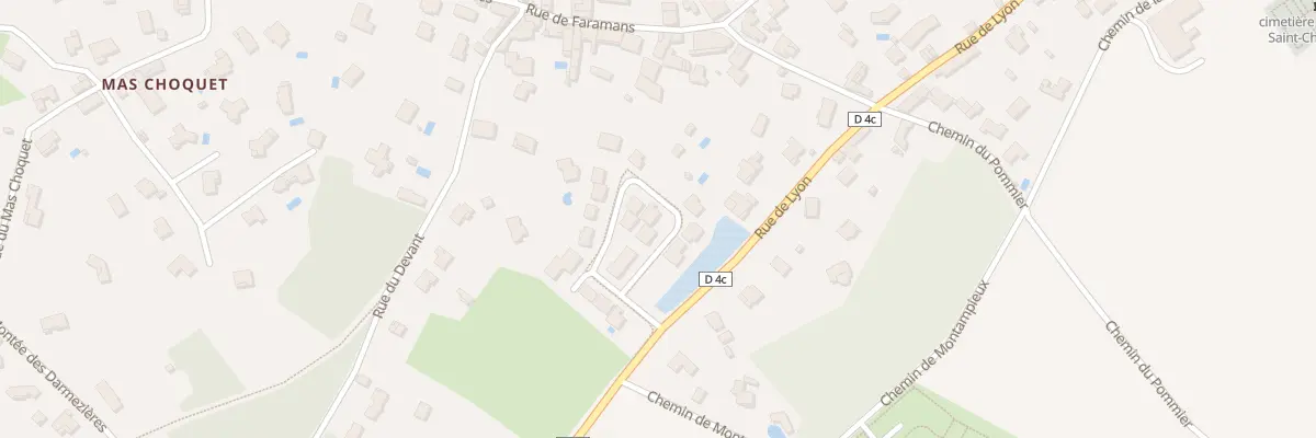 Plan du 87 Les Longues Raies à Bourg-Saint-Christophe