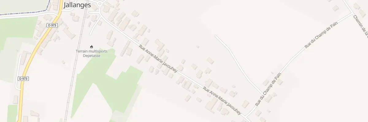 Plan du 19 Rue Anne-Marie Javouhey à Jallanges