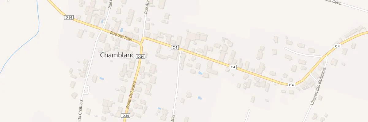 Plan du 6 Rue des Bois à Chamblanc