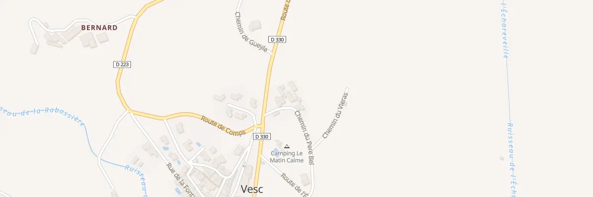 Plan du 5023 Perrerie à Vesc
