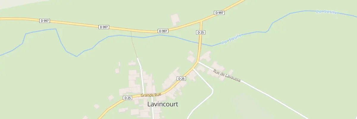 Plan du 6 Gr Grande Rue à Lavincourt