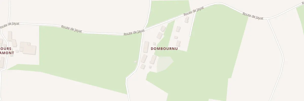 Plan du 890 Rte de Dombournu à Foissiat