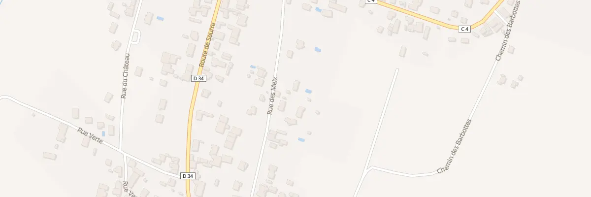 Plan du 32 Rue des Meix à Chamblanc