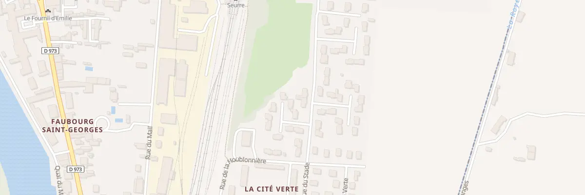Plan du 8 All des Lilas à Til-Châtel