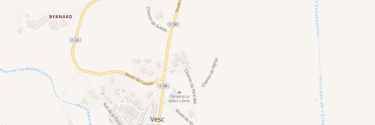 Plan du 5188 Perrerie à Vesc