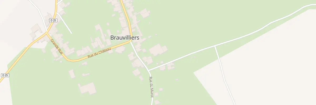 Plan du 1 Rue des Pres à Brauvilliers