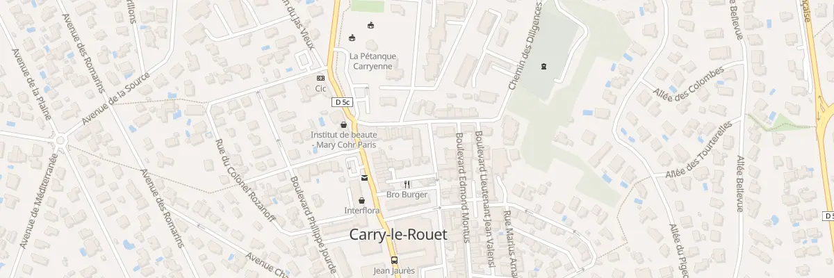 Plan du 20 Av Joseph Arrighi à Carry-le-Rouet