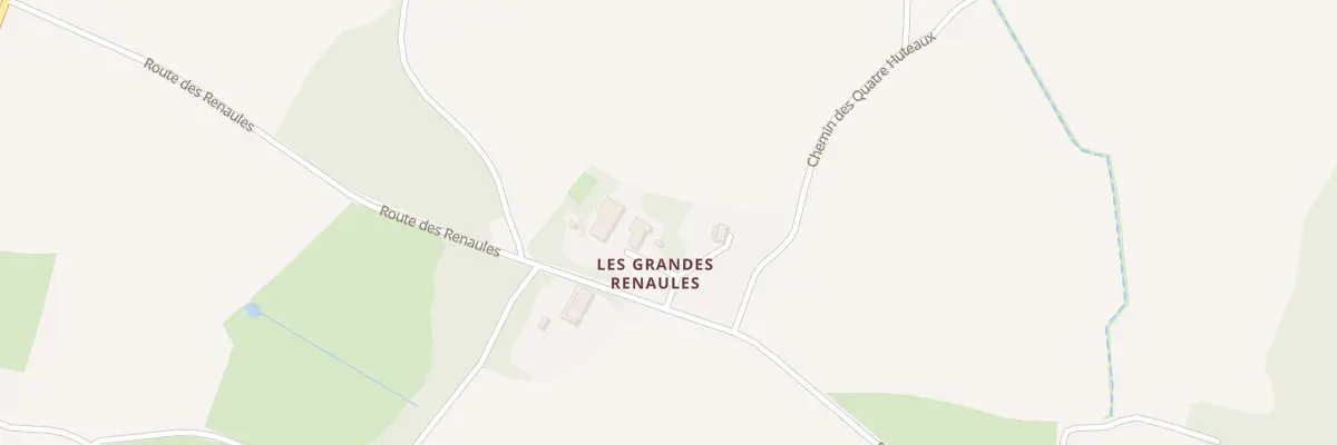Plan du 1950 Rte des Renaules à Ménetreuil